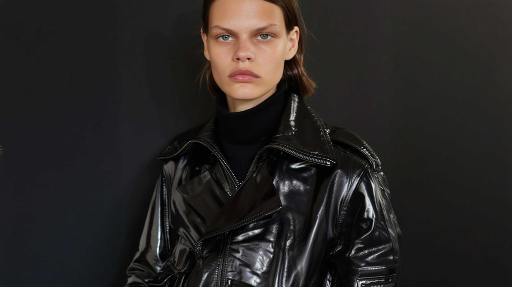 Women’s High Top Leather Jacket